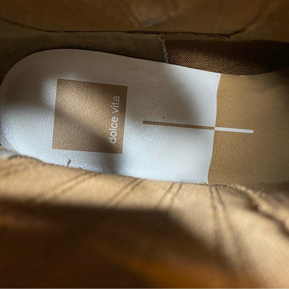 Dolce Vita Caster Brown Suede Lug Sole Bootie 8 1/2 - Picture 14 of 16